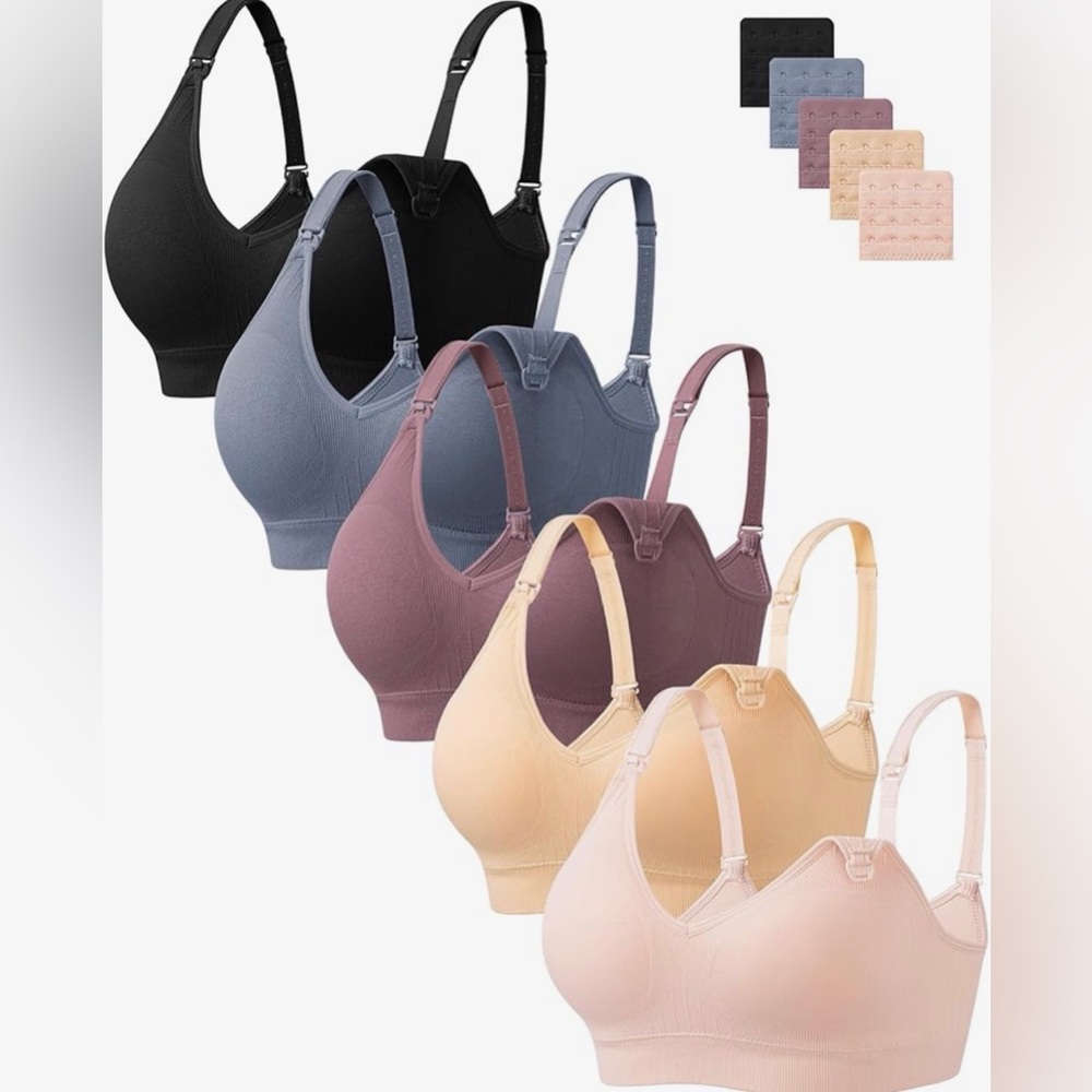 nursing bras 5 pack